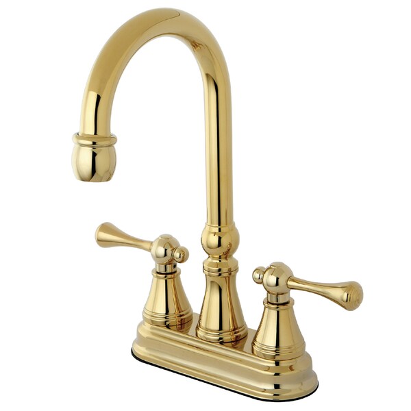 Bar Faucet, Polished Brass